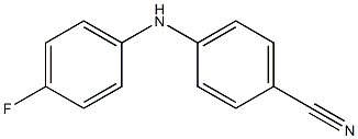 4-[(4-fluorophenyl)amino]benzonitrile Struktur