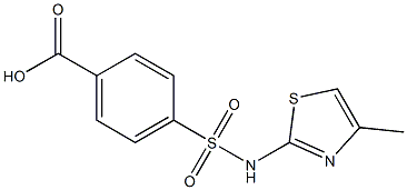 4-[(4-methyl-1,3-thiazol-2-yl)sulfamoyl]benzoic acid