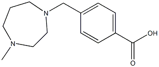 4-[(4-methyl-1,4-diazepan-1-yl)methyl]benzoic acid, 884507-47-5, 结构式