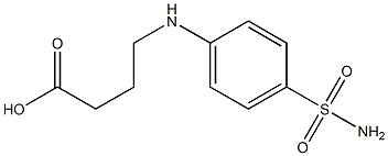 4-[(4-sulfamoylphenyl)amino]butanoic acid