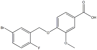 4-[(5-bromo-2-fluorophenyl)methoxy]-3-methoxybenzoic acid