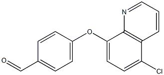  4-[(5-chloroquinolin-8-yl)oxy]benzaldehyde