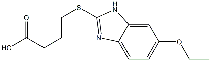  4-[(6-ethoxy-1H-1,3-benzodiazol-2-yl)sulfanyl]butanoic acid