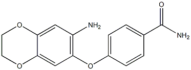 4-[(7-amino-2,3-dihydro-1,4-benzodioxin-6-yl)oxy]benzamide|