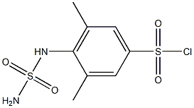 4-[(aminosulfonyl)amino]-3,5-dimethylbenzenesulfonyl chloride,,结构式
