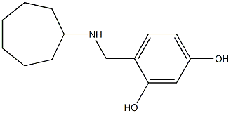 4-[(cycloheptylamino)methyl]benzene-1,3-diol