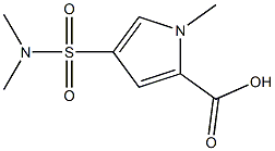 4-[(dimethylamino)sulfonyl]-1-methyl-1H-pyrrole-2-carboxylic acid Structure