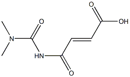 4-[(dimethylcarbamoyl)amino]-4-oxobut-2-enoic acid 结构式