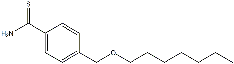 4-[(heptyloxy)methyl]benzene-1-carbothioamide Structure