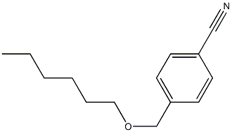 4-[(hexyloxy)methyl]benzonitrile Struktur