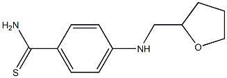 4-[(oxolan-2-ylmethyl)amino]benzene-1-carbothioamide Structure