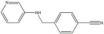 4-[(pyridin-3-ylamino)methyl]benzonitrile,,结构式