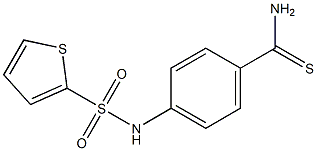 4-[(thien-2-ylsulfonyl)amino]benzenecarbothioamide Structure