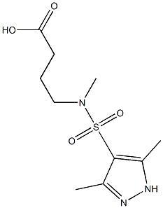 4-[[(3,5-dimethyl-1H-pyrazol-4-yl)sulfonyl](methyl)amino]butanoic acid