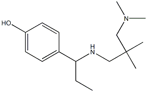  4-[1-({2-[(dimethylamino)methyl]-2-methylpropyl}amino)propyl]phenol