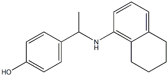  4-[1-(5,6,7,8-tetrahydronaphthalen-1-ylamino)ethyl]phenol