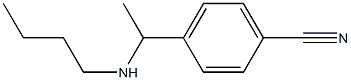 4-[1-(butylamino)ethyl]benzonitrile 结构式