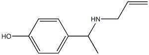 4-[1-(prop-2-en-1-ylamino)ethyl]phenol|