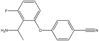 4-[2-(1-aminoethyl)-3-fluorophenoxy]benzonitrile