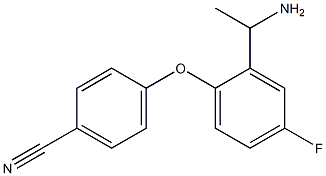  4-[2-(1-aminoethyl)-4-fluorophenoxy]benzonitrile