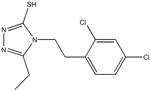 4-[2-(2,4-dichlorophenyl)ethyl]-5-ethyl-4H-1,2,4-triazole-3-thiol|