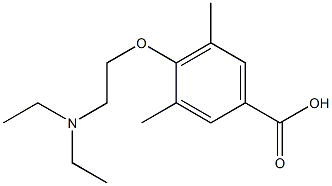 4-[2-(diethylamino)ethoxy]-3,5-dimethylbenzoic acid|