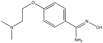 4-[2-(dimethylamino)ethoxy]-N'-hydroxybenzenecarboximidamide