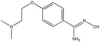  4-[2-(dimethylamino)ethoxy]-N'-hydroxybenzenecarboximidamide