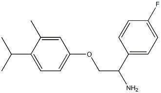 4-[2-amino-2-(4-fluorophenyl)ethoxy]-2-methyl-1-(propan-2-yl)benzene