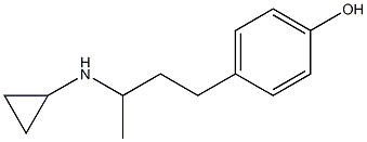 4-[3-(cyclopropylamino)butyl]phenol