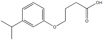 4-[3-(propan-2-yl)phenoxy]butanoic acid