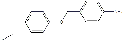 4-[4-(2-methylbutan-2-yl)phenoxymethyl]aniline|