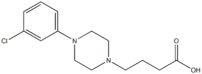 4-[4-(3-chlorophenyl)piperazin-1-yl]butanoic acid