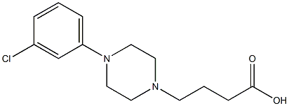  4-[4-(3-chlorophenyl)piperazin-1-yl]butanoic acid