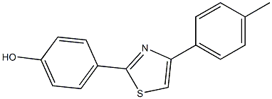 4-[4-(4-methylphenyl)-1,3-thiazol-2-yl]phenol