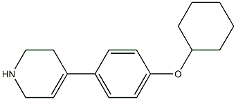 4-[4-(cyclohexyloxy)phenyl]-1,2,3,6-tetrahydropyridine