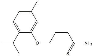 4-[5-methyl-2-(propan-2-yl)phenoxy]butanethioamide