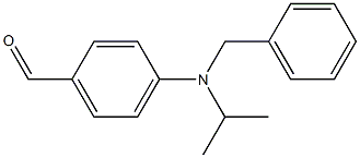 4-[benzyl(propan-2-yl)amino]benzaldehyde Structure