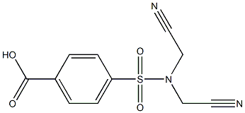 4-[bis(cyanomethyl)sulfamoyl]benzoic acid
