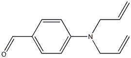 4-[bis(prop-2-en-1-yl)amino]benzaldehyde,,结构式