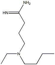 4-[butyl(ethyl)amino]butanimidamide,,结构式