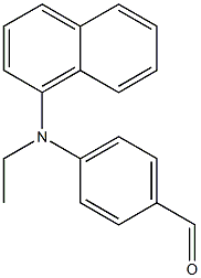 4-[ethyl(naphthalen-1-yl)amino]benzaldehyde 化学構造式