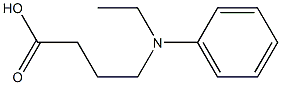 4-[ethyl(phenyl)amino]butanoic acid Structure