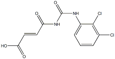 4-{[(2,3-dichlorophenyl)carbamoyl]amino}-4-oxobut-2-enoic acid