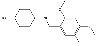 4-{[(2,4,5-trimethoxyphenyl)methyl]amino}cyclohexan-1-ol 结构式