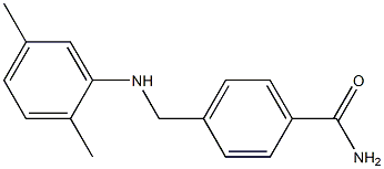 4-{[(2,5-dimethylphenyl)amino]methyl}benzamide