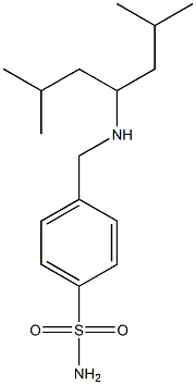 4-{[(2,6-dimethylheptan-4-yl)amino]methyl}benzene-1-sulfonamide