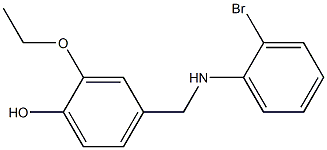 4-{[(2-bromophenyl)amino]methyl}-2-ethoxyphenol|