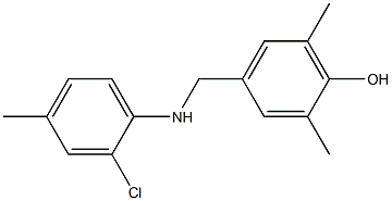 4-{[(2-chloro-4-methylphenyl)amino]methyl}-2,6-dimethylphenol