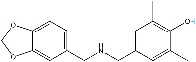 4-{[(2H-1,3-benzodioxol-5-ylmethyl)amino]methyl}-2,6-dimethylphenol|